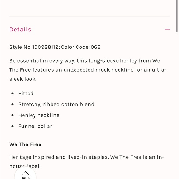 Free People We The Free Lake Stripe Henley - Picture 9 of 13